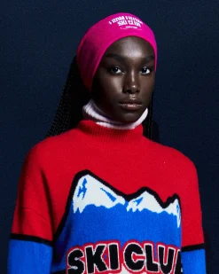FROM FUTURE Bandeau Cache-Oreilles Ski Club WinterFuschia Clearance