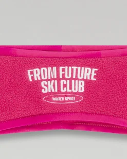 FROM FUTURE Bandeau Cache-Oreilles Ski Club WinterFuschia Clearance
