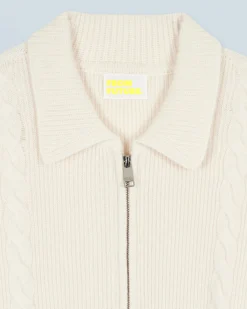 FROM FUTURE Body Manches Longues Ecru Flash Sale
