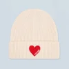 FROM FUTURE Bonnet à Revers Coeur Ecru Shop