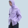 FROM FUTURE Cagoule Regular à Cotes MagicLilac Best Sale