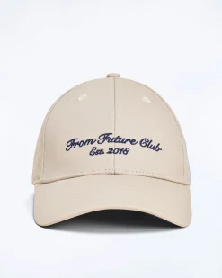 FROM FUTURE Casquette à Visière Courbée Club Sable Sale
