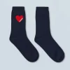 FROM FUTURE Chaussettes Mi-hautes Coeur Navy Outlet