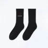 FROM FUTURE Chaussettes Mi-hautes Coeur Noir Flash Sale