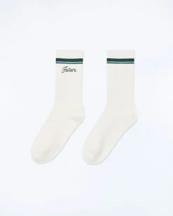 FROM FUTURE Chaussettes Mi-hautes Future Ecru Hot