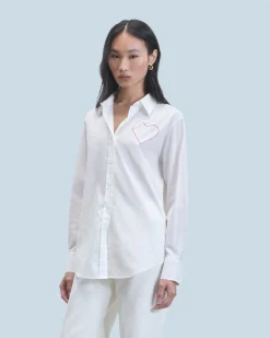 FROM FUTURE Chemise Manches Longues Blanc Store
