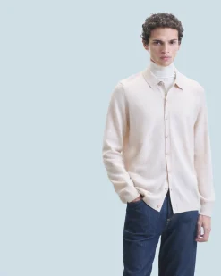 FROM FUTURE Chemise Manches Longues Sable Cheap