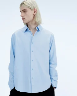 FROM FUTURE Chemise Manches Longues BleuCiel Flash Sale