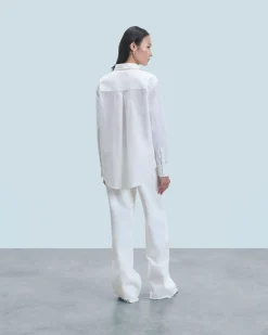 FROM FUTURE Chemise Manches Longues Blanc Store