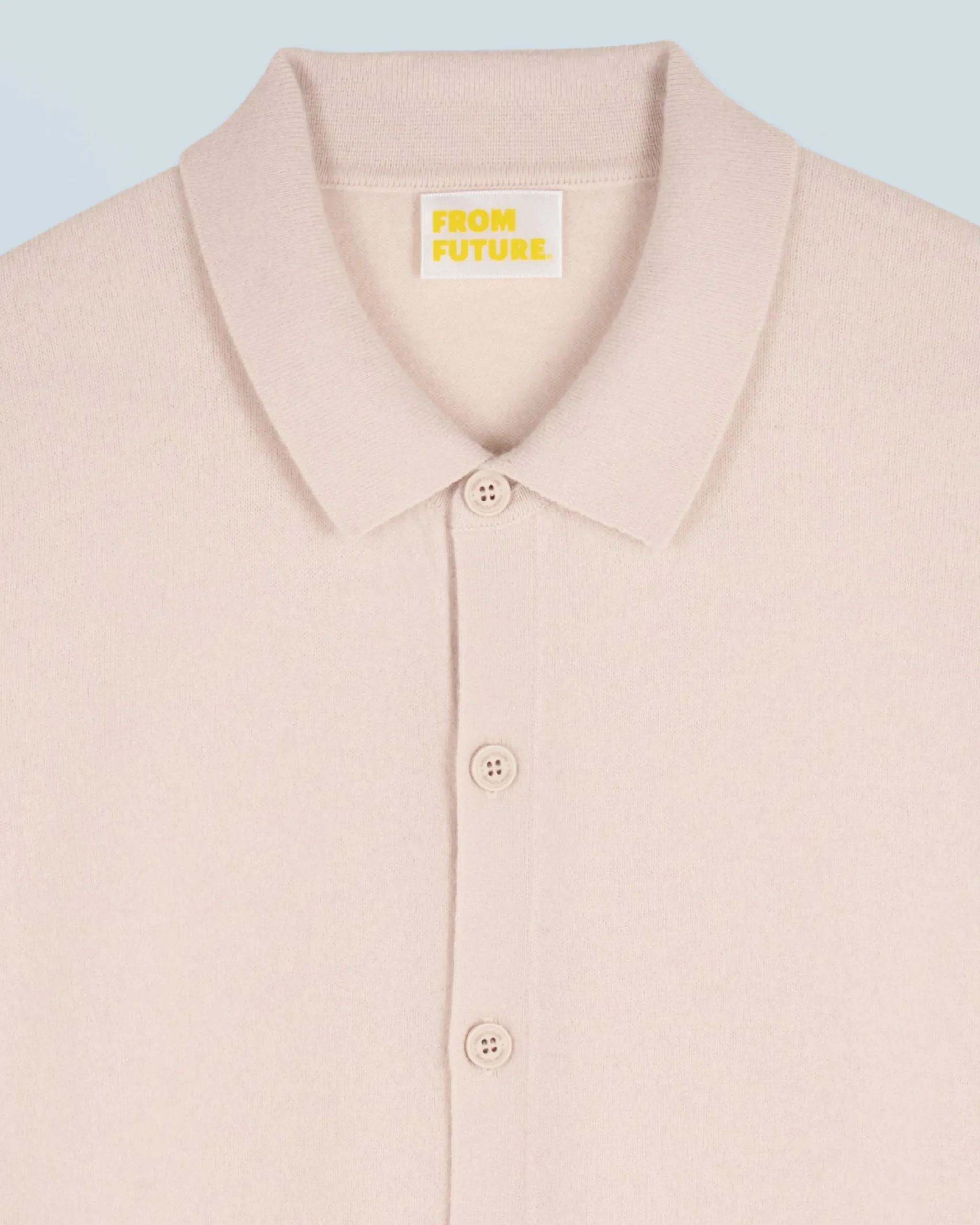 FROM FUTURE Chemise Manches Longues Sable Cheap