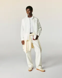 FROM FUTURE Chemise Manches Longues Popeline Blanc Discount