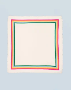 FROM FUTURE Foulard Regular Bande Multicolore Ecru Best