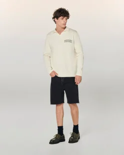 FROM FUTURE JACK Short Jean Noir Fashion