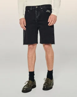 FROM FUTURE JACK Short Jean Noir Fashion