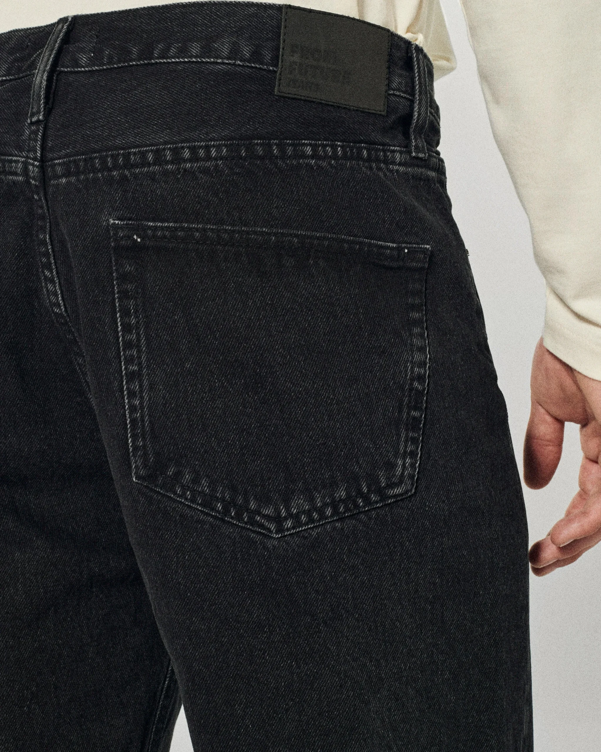 FROM FUTURE JACK Short Jean Noir Fashion