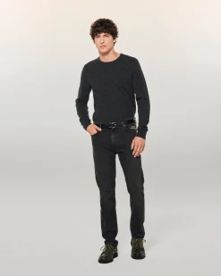 FROM FUTURE JACOB Jean Slim Fit WashedBlack Outlet