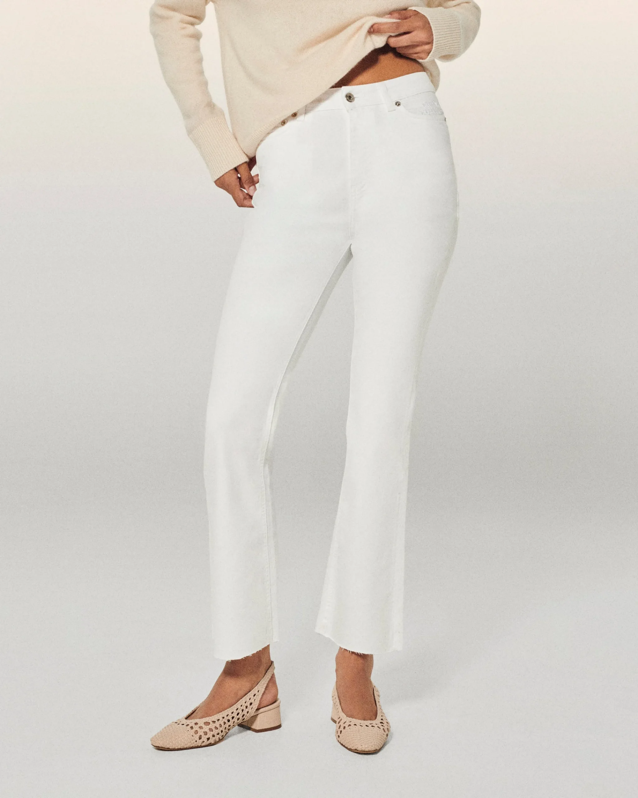 FROM FUTURE Jean Bootcut Jude Ecru Cheap