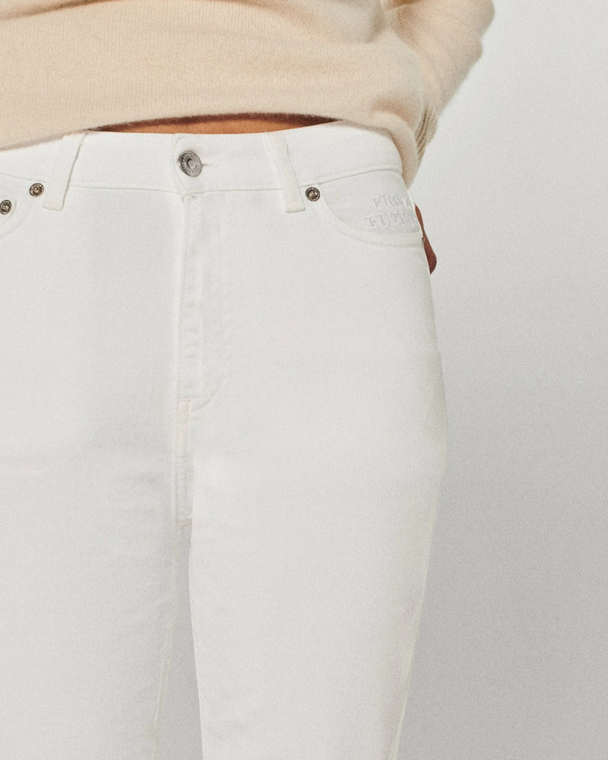 FROM FUTURE Jean Bootcut Jude Ecru Cheap