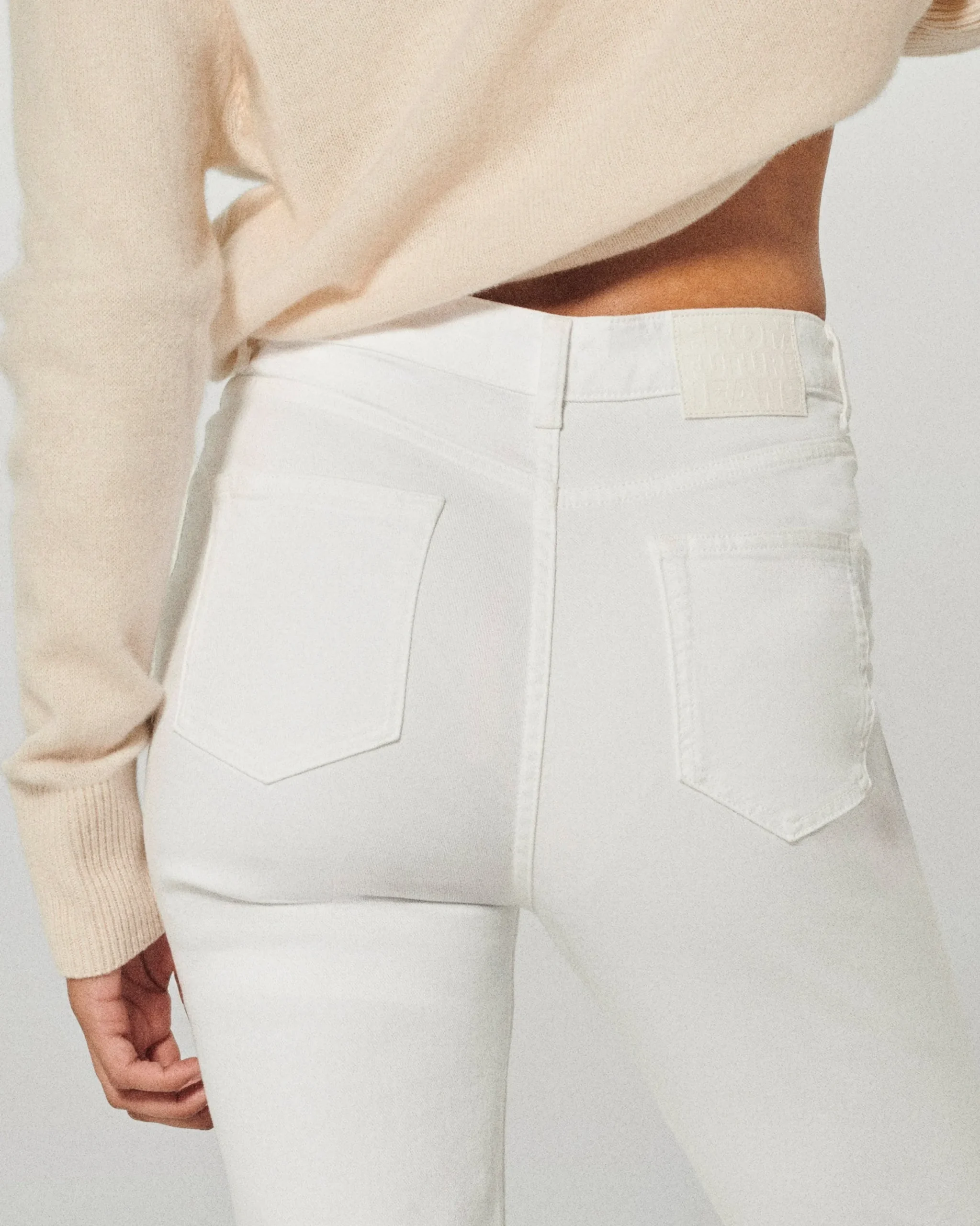 FROM FUTURE Jean Bootcut Jude Ecru Cheap