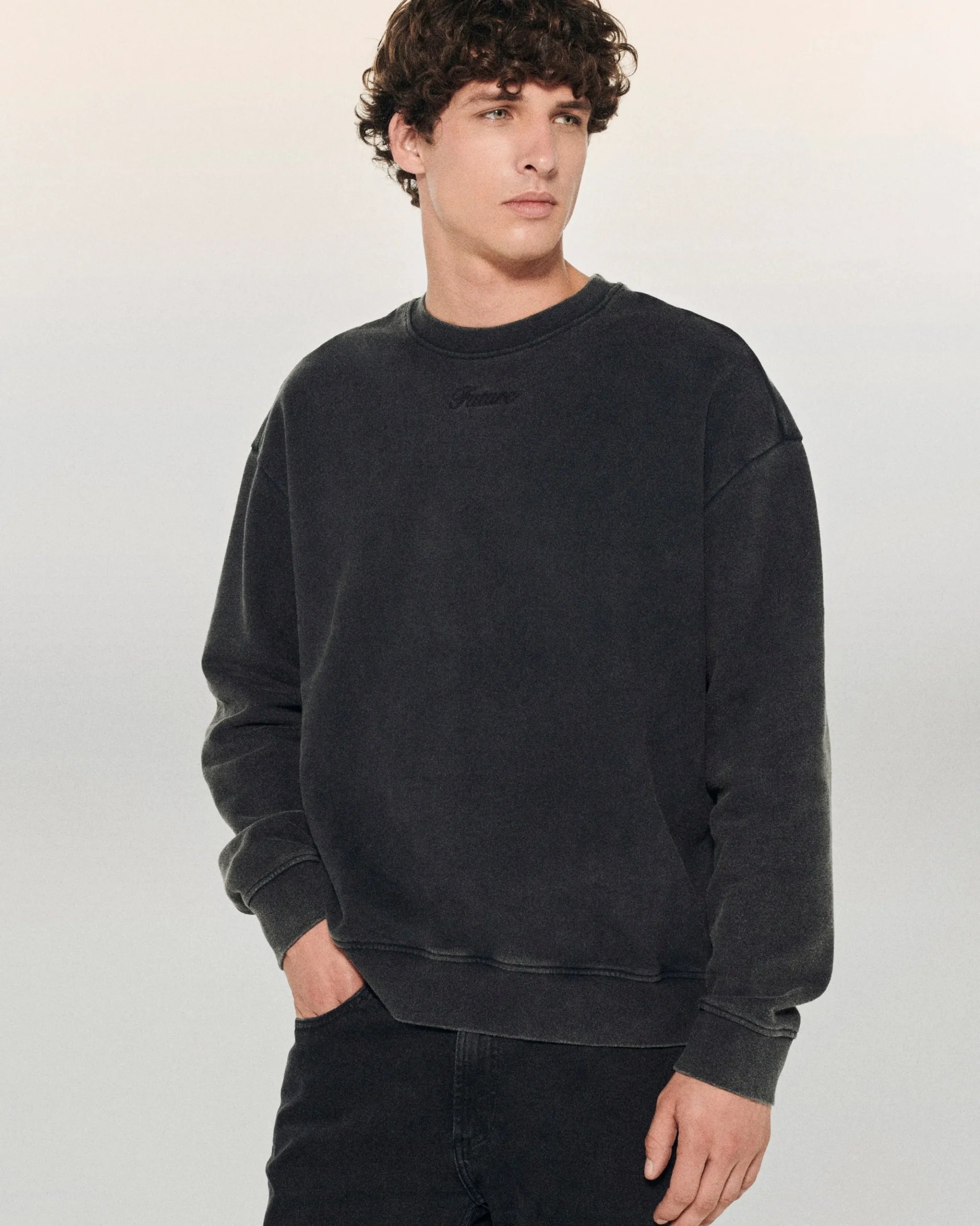 FROM FUTURE Jean Skinny John WashedBlack Clearance
