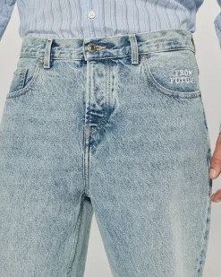 FROM FUTURE Jean Tapered Jackson LightBlue New
