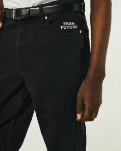FROM FUTURE Jean Tapered Jackson WashedBlack Best Sale