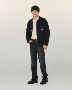 FROM FUTURE JOEY Jean Coupe Droite WashedBlack Discount