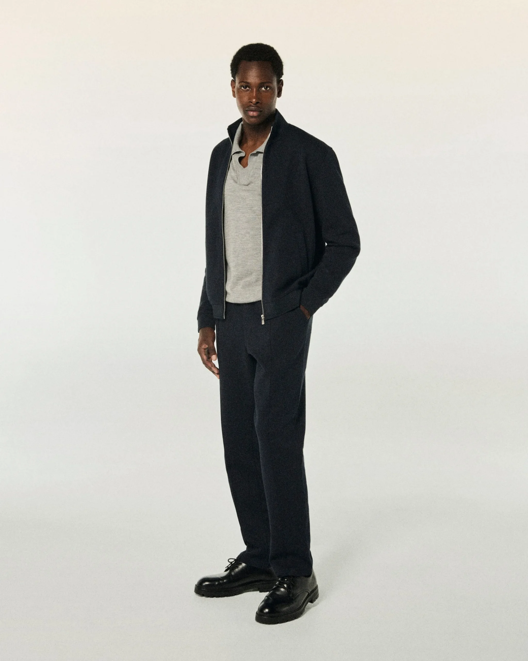 FROM FUTURE Jogging Droit Navy Best Sale