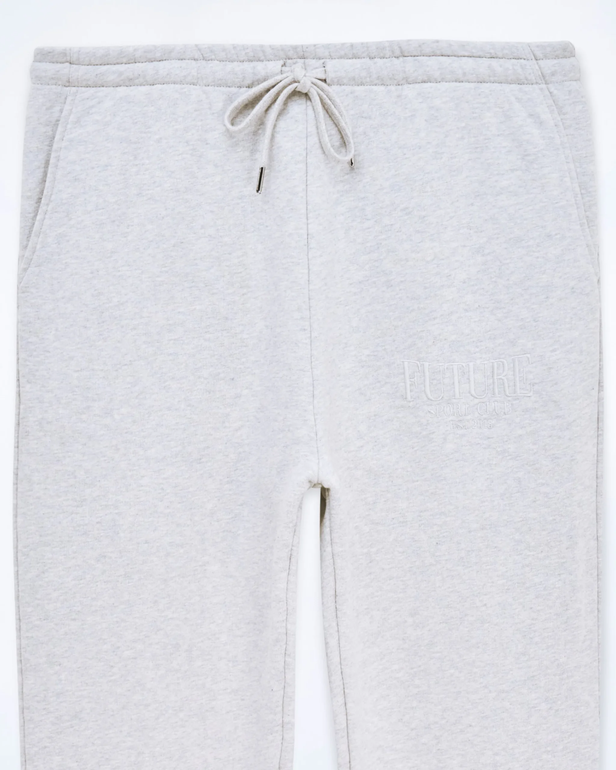 FROM FUTURE Jogging Droit GrisChinéClair Cheap