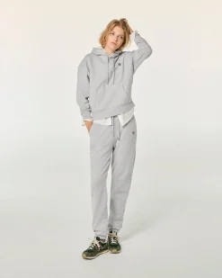FROM FUTURE Jogging Droit Double F GrisChinéClair Clearance