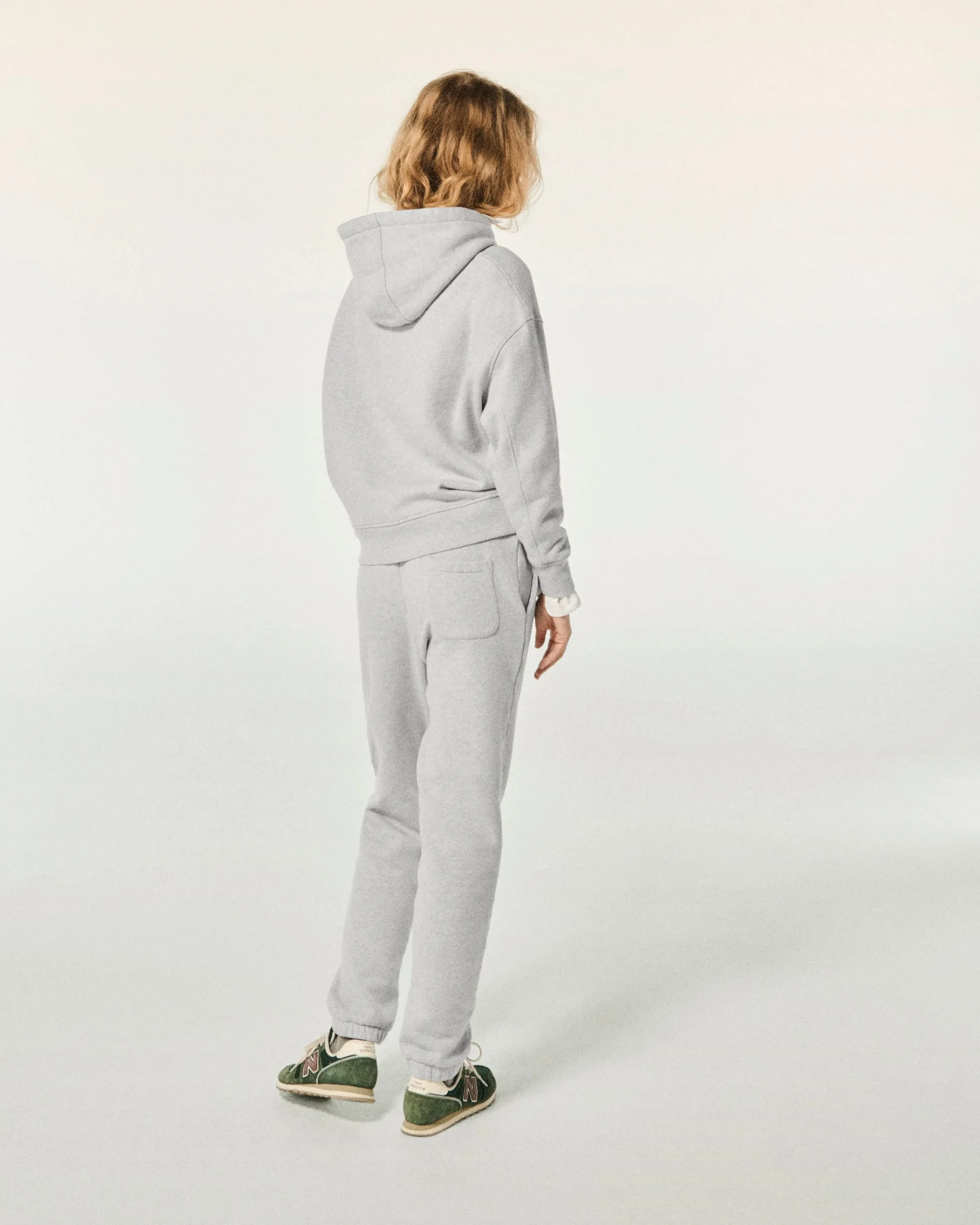 FROM FUTURE Jogging Droit Double F GrisChinéClair Clearance