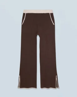 FROM FUTURE Jogging Large Bicolore Chocolat Discount