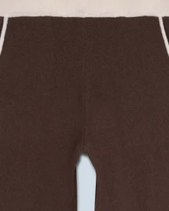 FROM FUTURE Jogging Large Bicolore Chocolat Discount