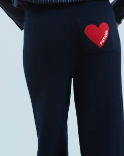 FROM FUTURE Jogging Large Coeur Navy Fashion
