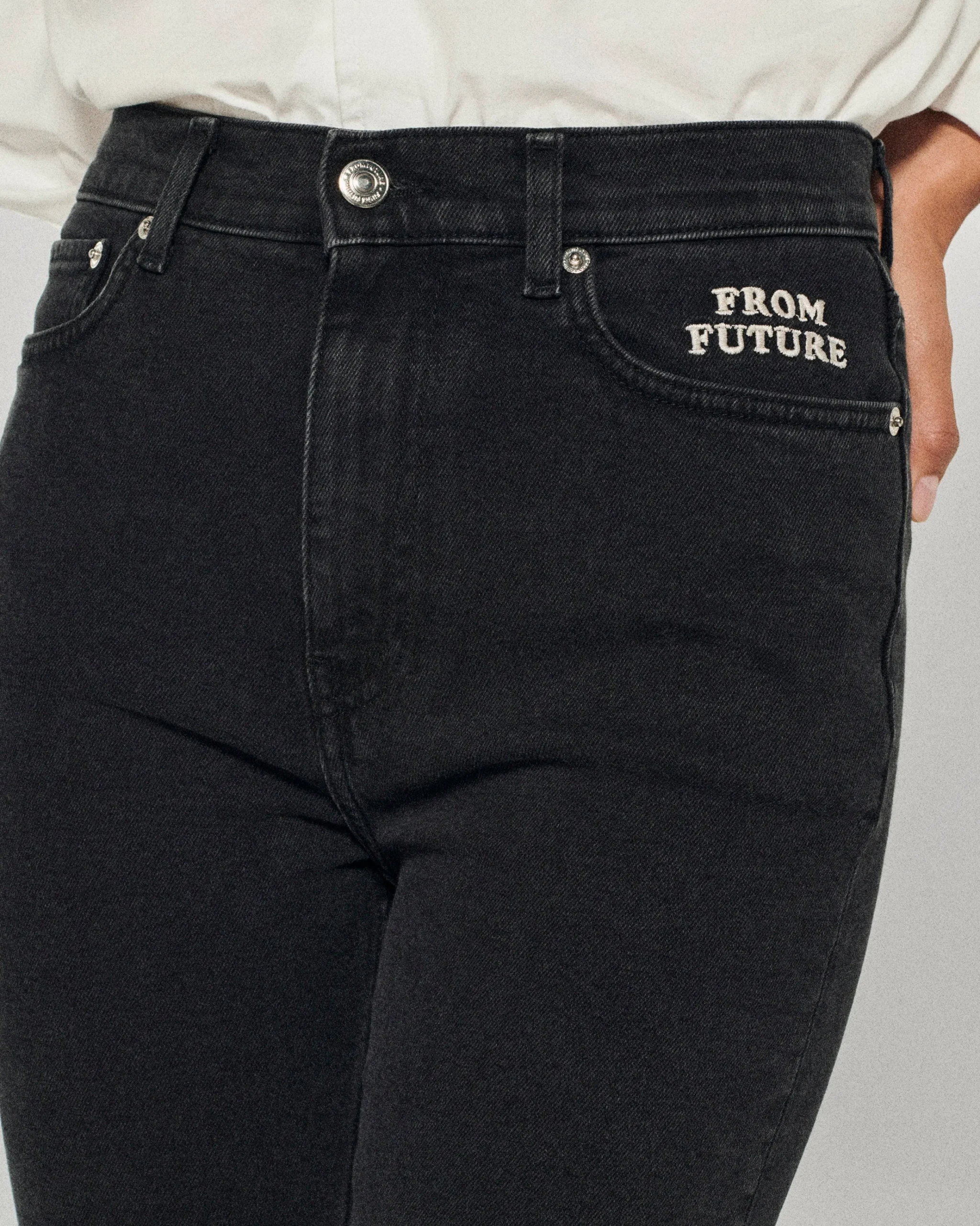 FROM FUTURE JOHNNY Jean Slim Fit Noir Store