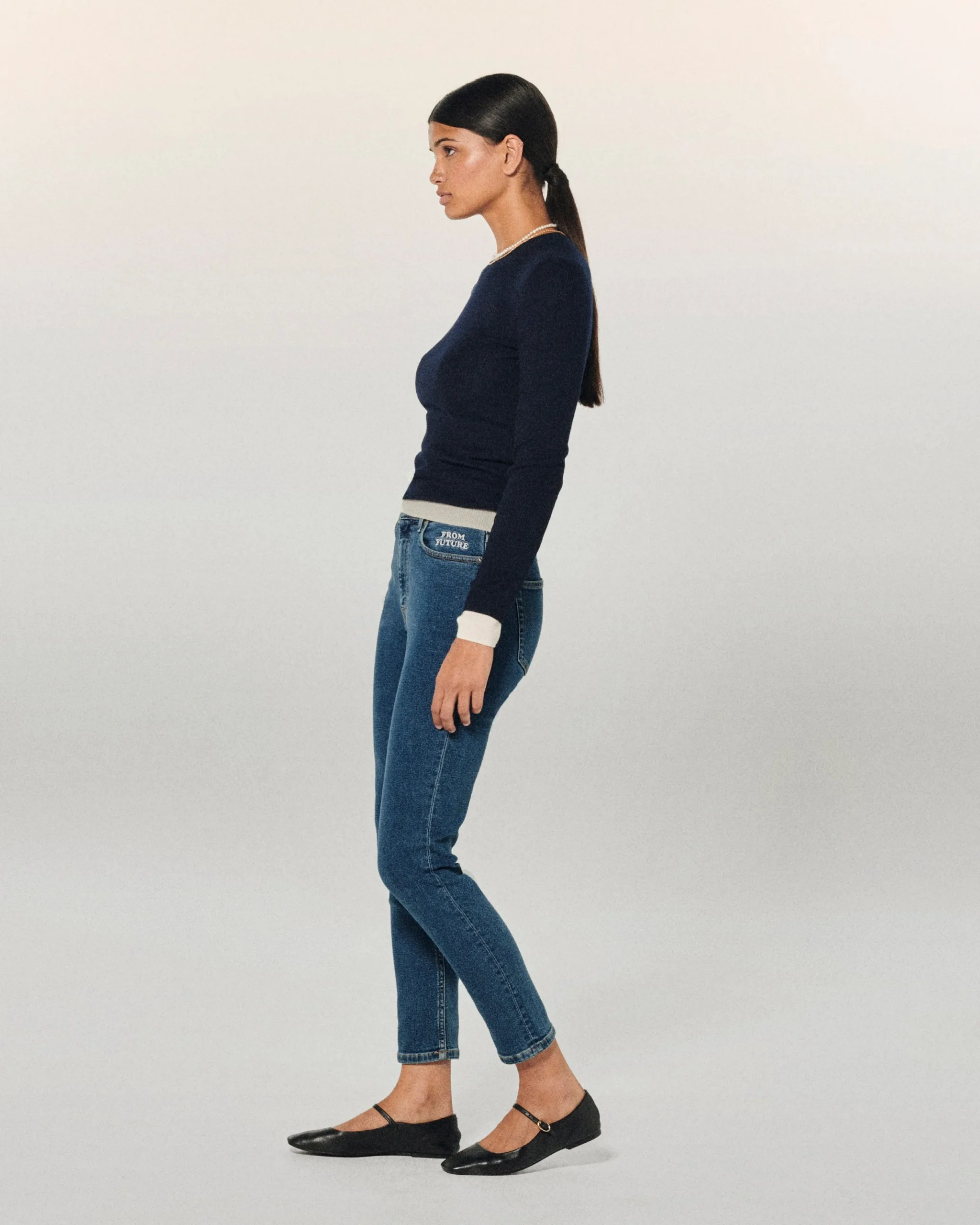 FROM FUTURE JOHNNY Jean Slim Fit BleuFoncé New