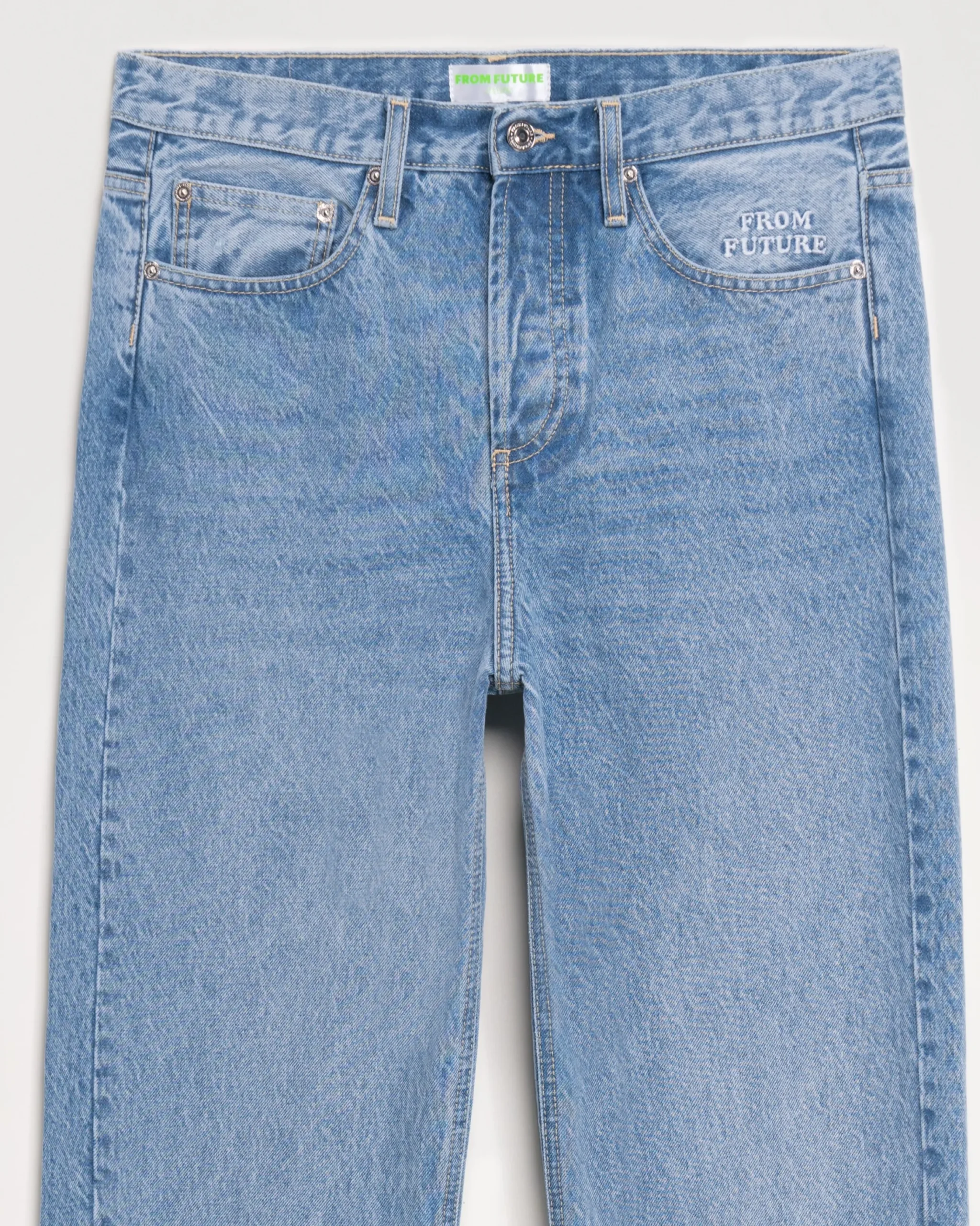 FROM FUTURE JOSH Jean Coupe Baggy LightBlue Online