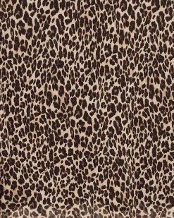 FROM FUTURE Jupe Mi Longue Mousseline WinterLeopard Best