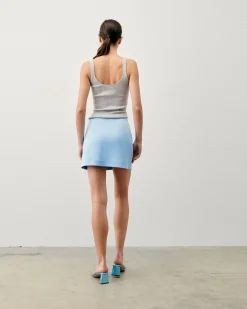 FROM FUTURE Jupe Mini BabyBlue Outlet
