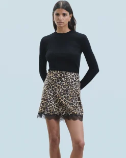 FROM FUTURE Jupe Mini Future WinterLeopard Fashion
