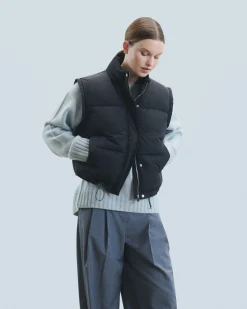 FROM FUTURE Outerwear Doudoune Craquelée Noir Cheap