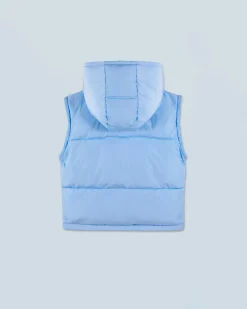 FROM FUTURE Outerwear Doudoune Craquelée BabyBlue Cheap