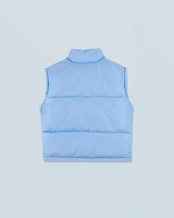 FROM FUTURE Outerwear Doudoune Craquelée BabyBlue Cheap