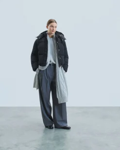 FROM FUTURE Outerwear Doudoune Craquelée Noir Cheap
