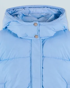 FROM FUTURE Outerwear Doudoune Craquelée BabyBlue Cheap