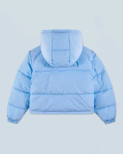 FROM FUTURE Outerwear Doudoune Craquelée BabyBlue Cheap
