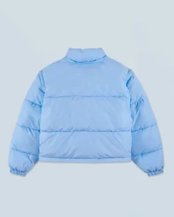 FROM FUTURE Outerwear Doudoune Craquelée BabyBlue Cheap