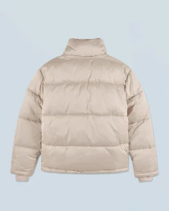 FROM FUTURE Outerwear Doudoune Doublure Cachemire Sable Discount