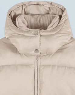 FROM FUTURE Outerwear Doudoune Doublure Cachemire Sable Discount