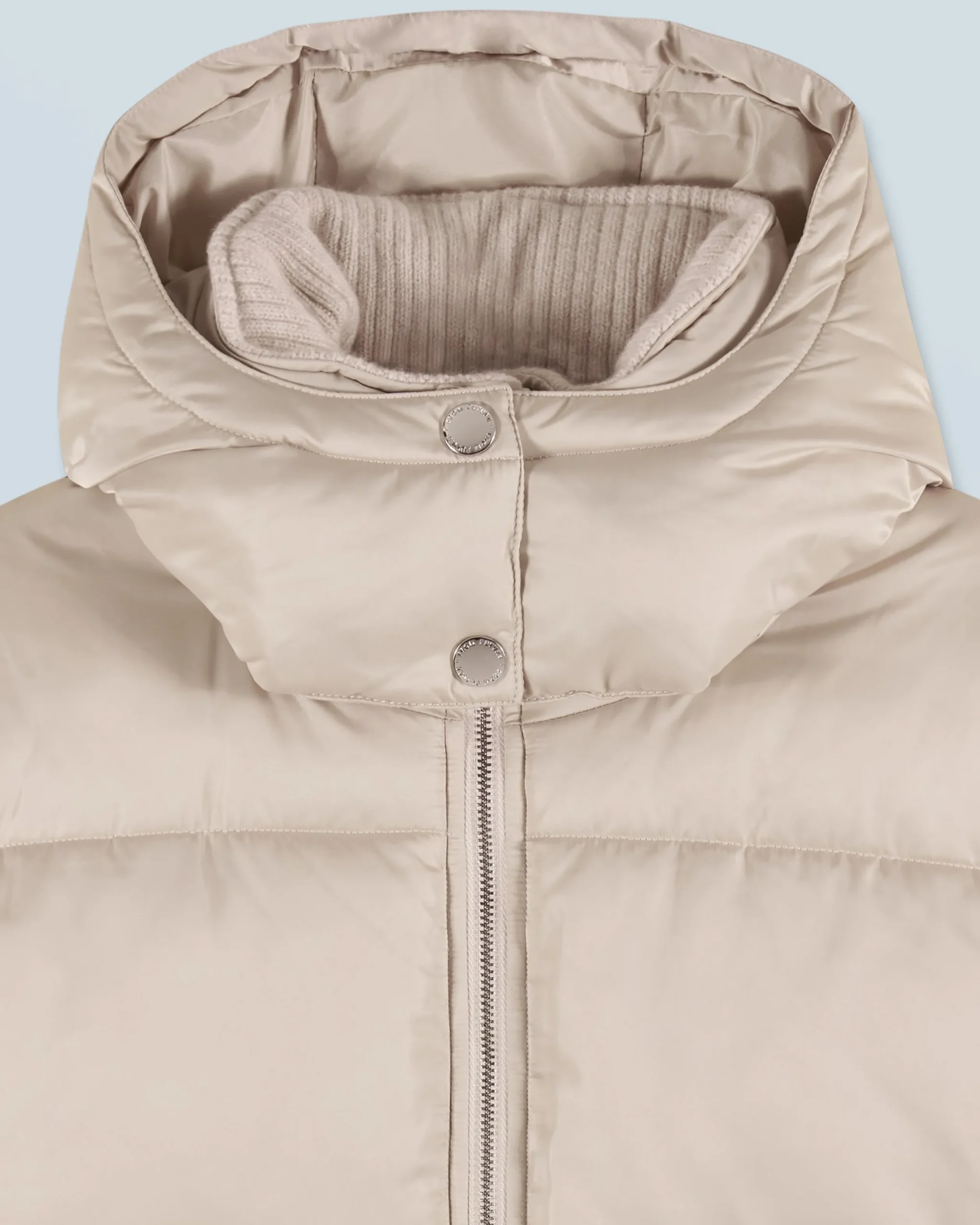 FROM FUTURE Outerwear Doudoune Doublure Cachemire Sable Discount
